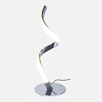 Anais Led S shaped Table Lamp - Chrome