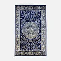 Art Silk Elsa Carpet 2x4' - Navy