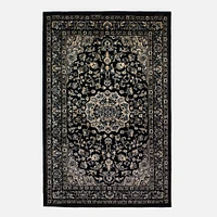 Tapis Art « Silk Tabriz » 2x4' - noir 