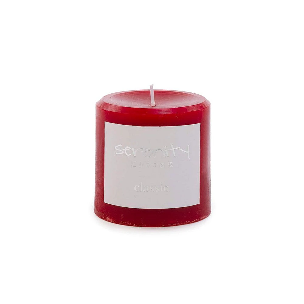 Serenity Red Candle