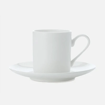 Ensemble de 6 demies tasses et soucoupes « Cashmere » par Maxwell & Williams