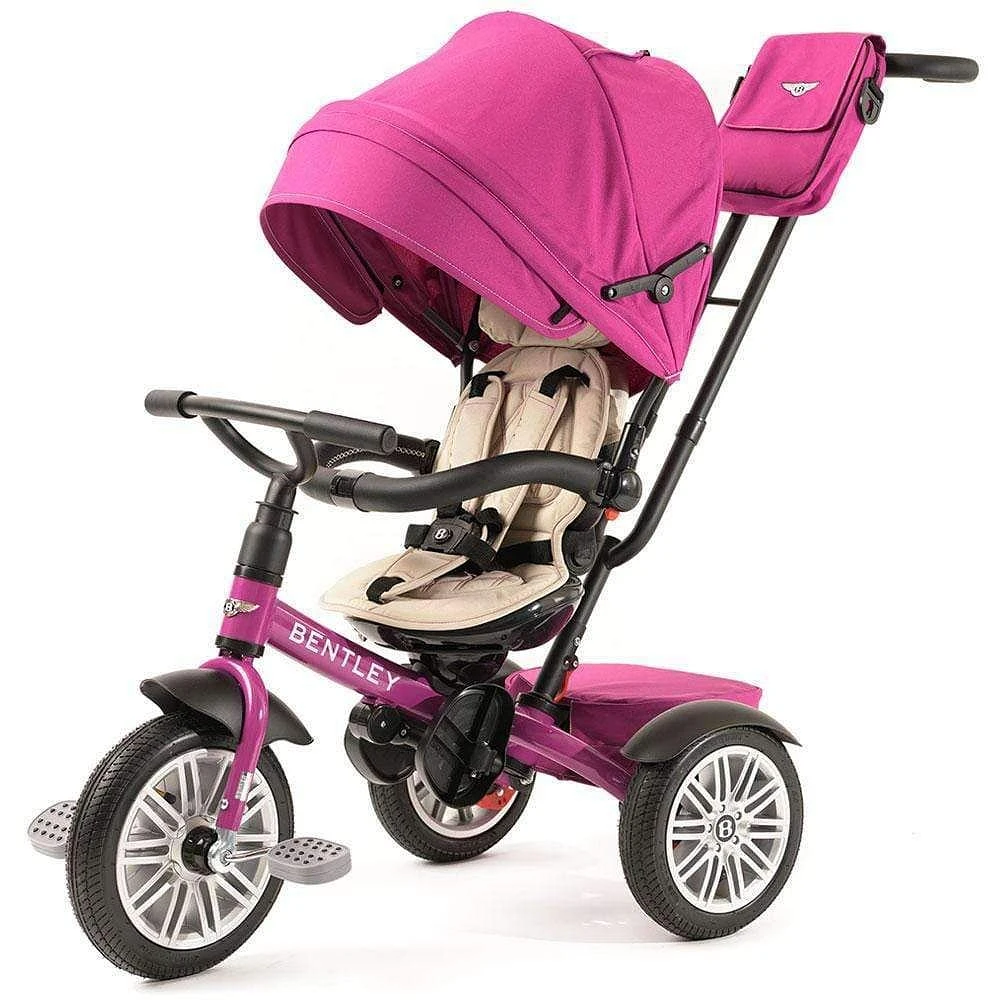 Bentley 6-in-1 Baby Stroller/Trike - Fuchsia Pink