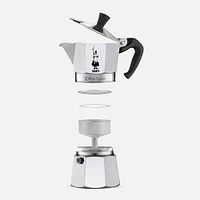 Bialetti Moka Express Cafetière à espresso 3 tasses pour cuisinière