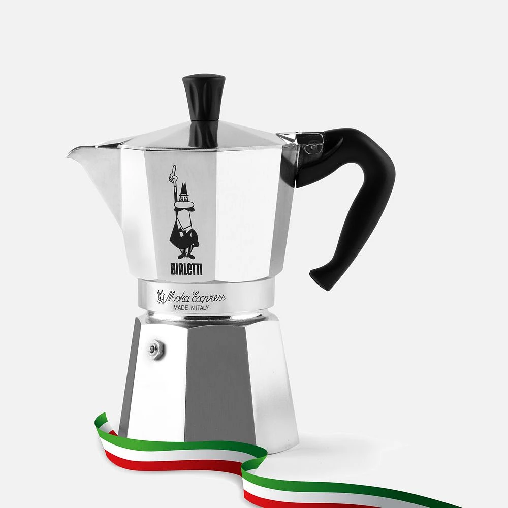 Bialetti Moka Express 6 Cup Stovetop Espresso Maker