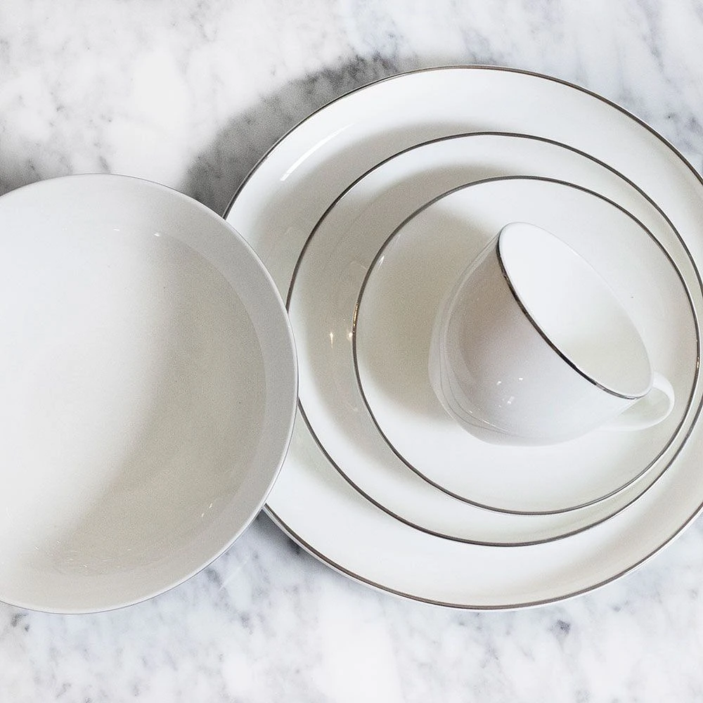 Strand Platine 20-Piece Dinnerware Set