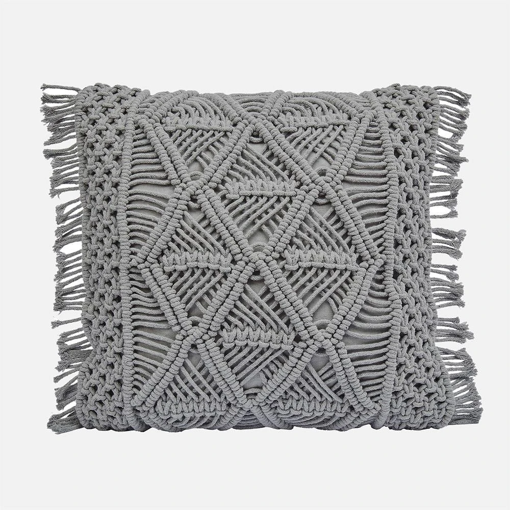 Boho Macrame Cushion