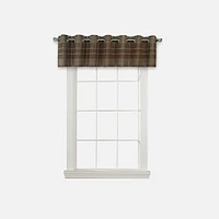 Bamboo Grommet Valance - Walnut (72" x 12")