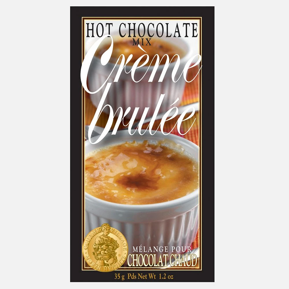 Gourmet du Village Mini mélange de chocolat Chaud à la crème brulée