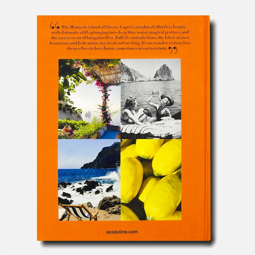 Beau livre de photographies décoratif par Assouline - « Capri Dolce Vita »