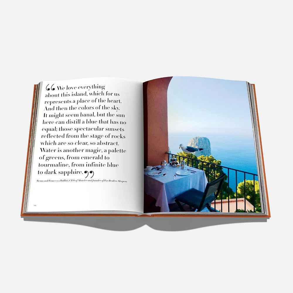 Beau livre de photographies décoratif par Assouline - « Capri Dolce Vita »