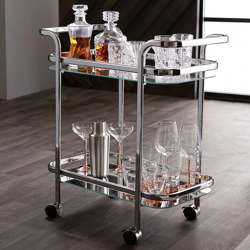 Serena Bar Cart - Gold
