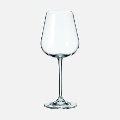 Ensemble de 6 verres à vin rouge « gusto » par Crystal Bohemia