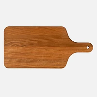 Chop Chop Cherry Wood Cutting Board with Handle 17"