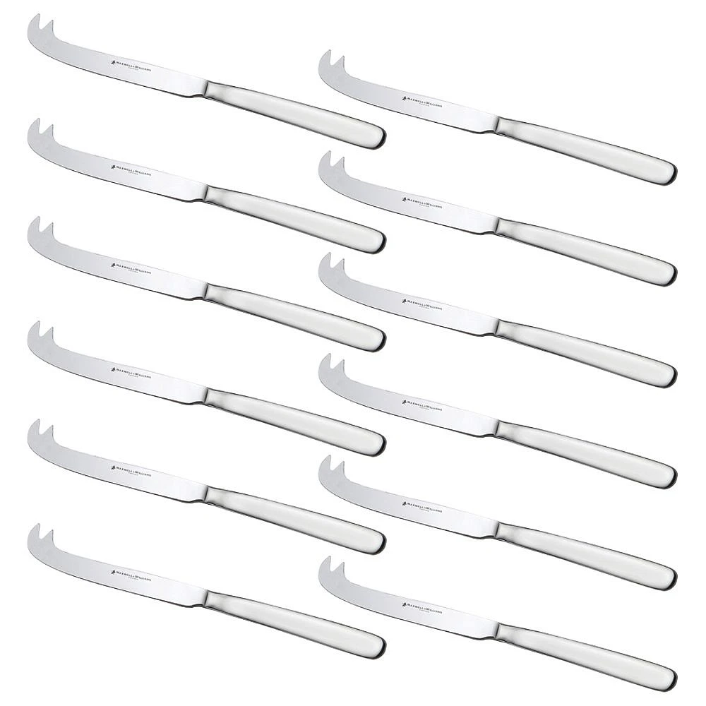 Set of 12 Madison Cheese Knives by Maxwell & Williams