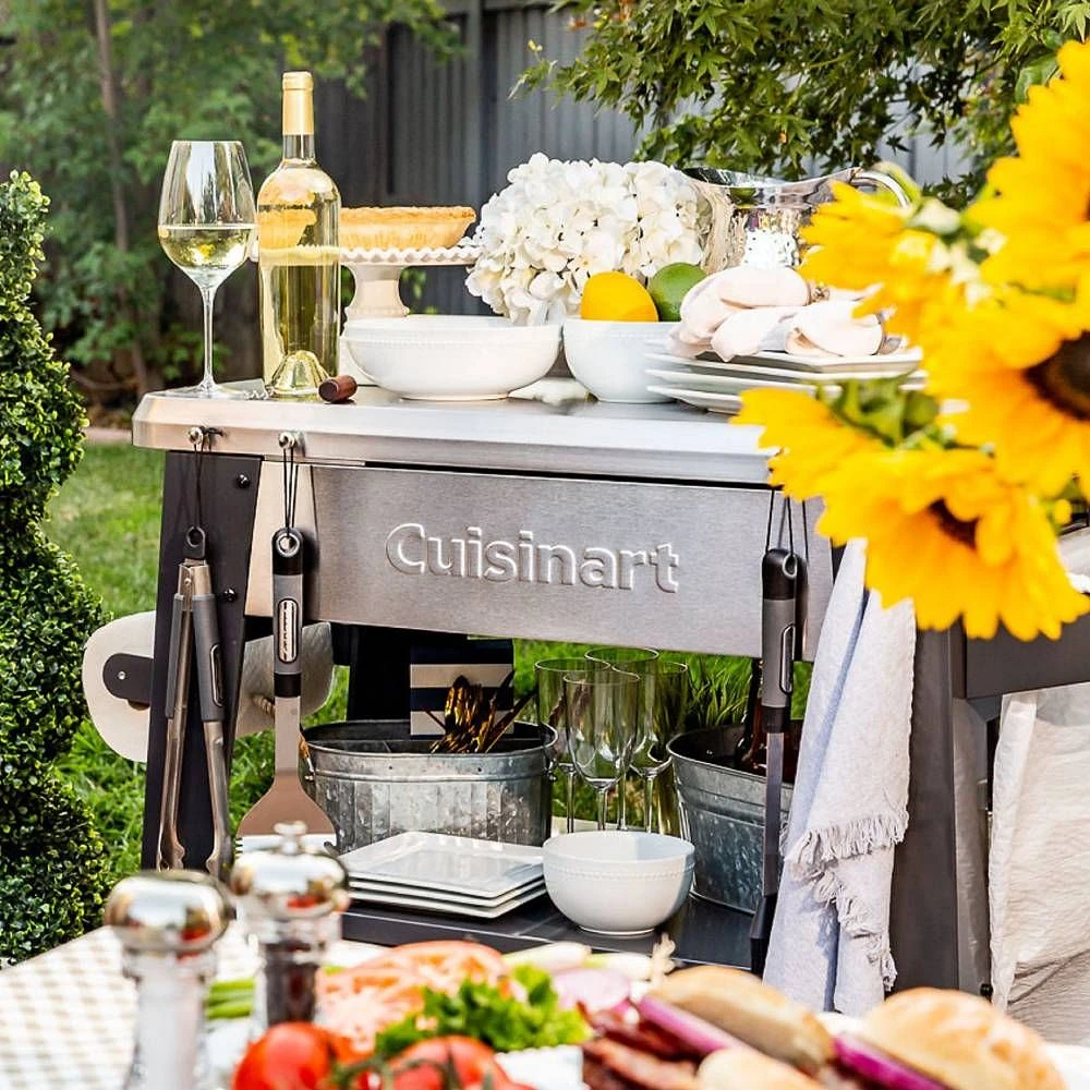 Cuisinart Outdoor Stainless Steel Prep Table