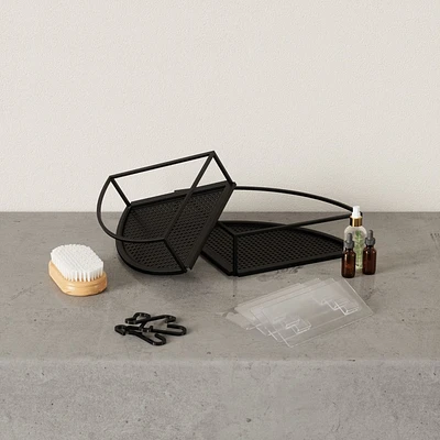 Ensemble de 2 Bacs de douche de coin « Cubiko »