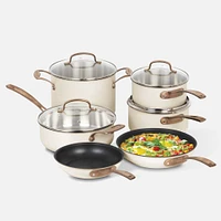 Cuisinart Metal Expressions Stainless Steel Cookware Set, 10-Pieces