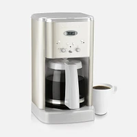 Cuisinart Cafetière programmable de 12 tasses en perle et acier inoxydable