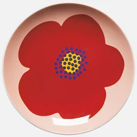 Poppy Assorted Appetizer Plates, Set of 4