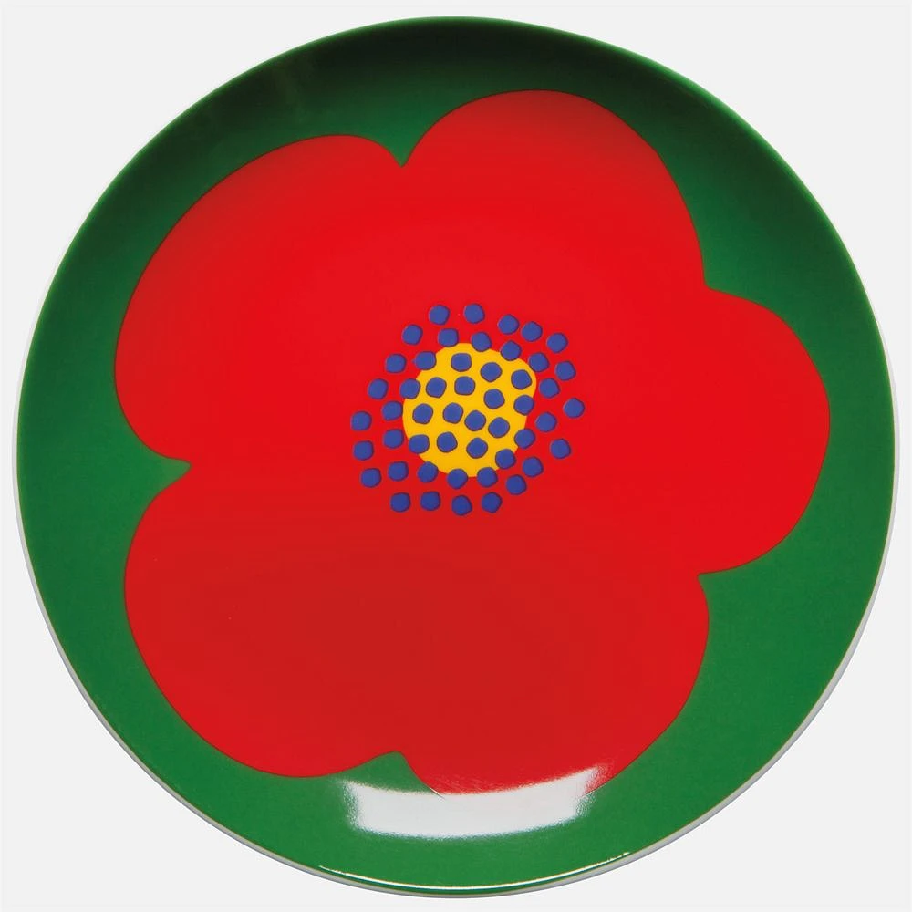 Poppy Assorted Appetizer Plates, Set of 4