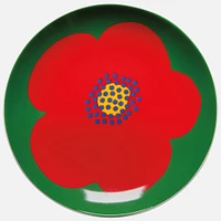 Poppy Assorted Appetizer Plates, Set of 4