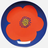 Poppy Assorted Appetizer Plates, Set of 4