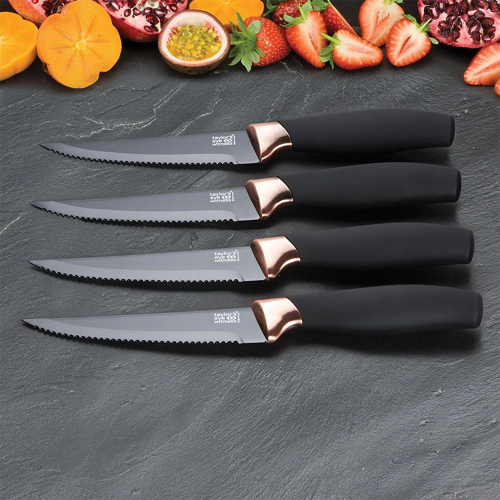   Taylor’s Eye Witness Brooklyn Steak Knives, Set of 4