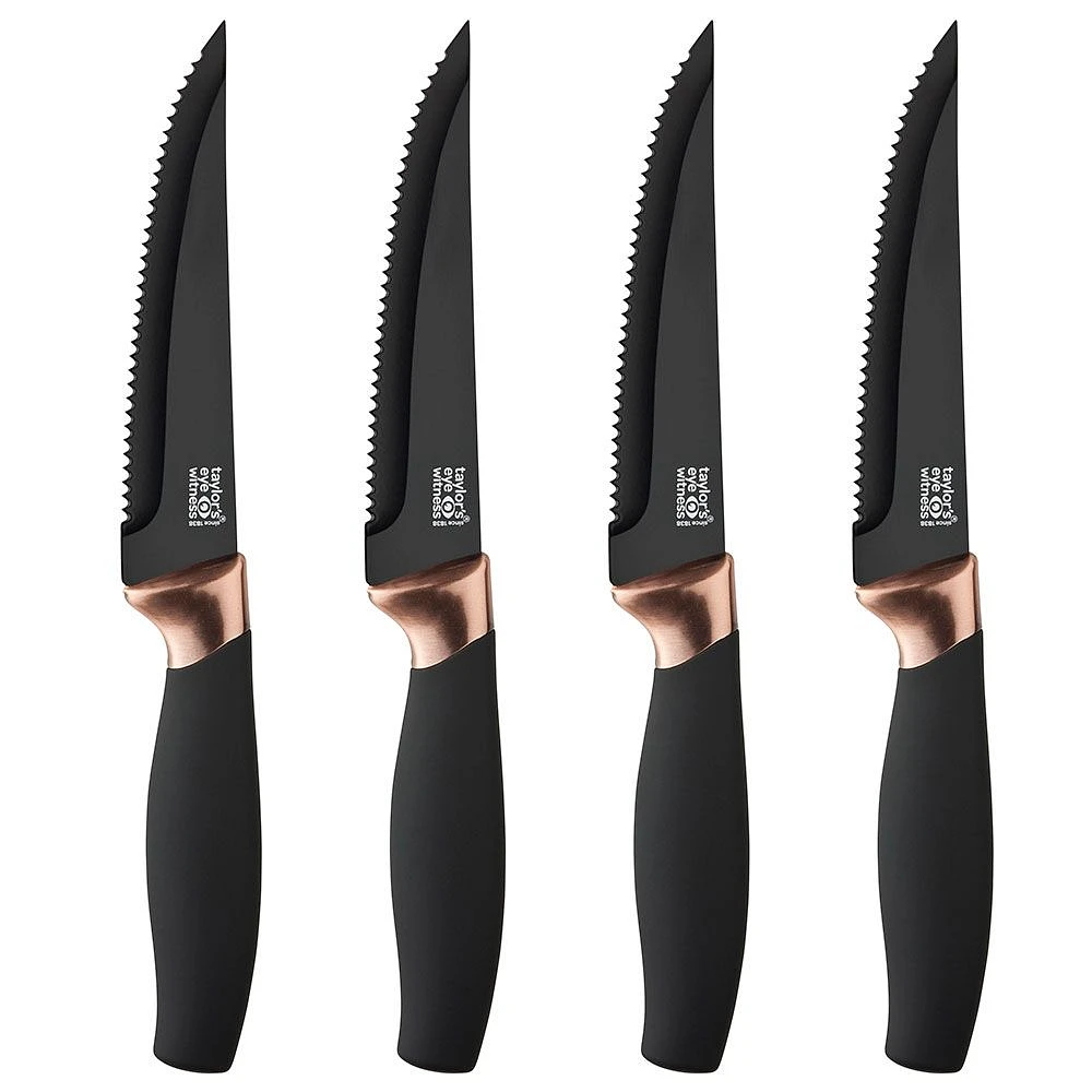   Taylor’s Eye Witness Brooklyn Steak Knives, Set of 4