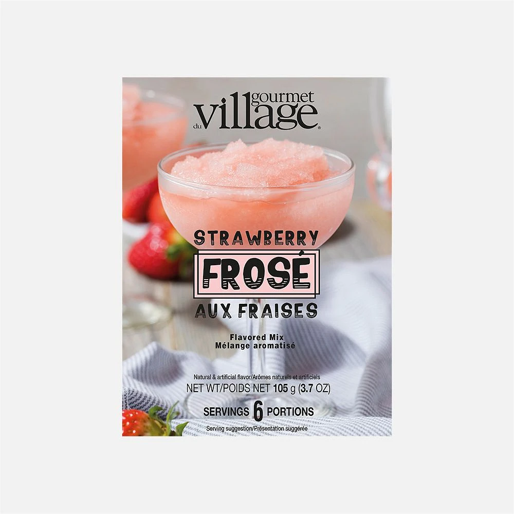 Boîte de mélange de saveurs Frosé à la fraise par Gourmet du Village