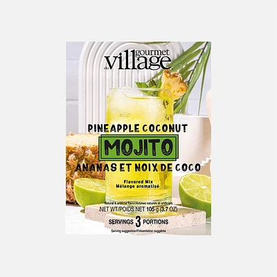 Boîte de mélange de saveurs Mojito Ananas et Noix de Coco par Gourmet du Village