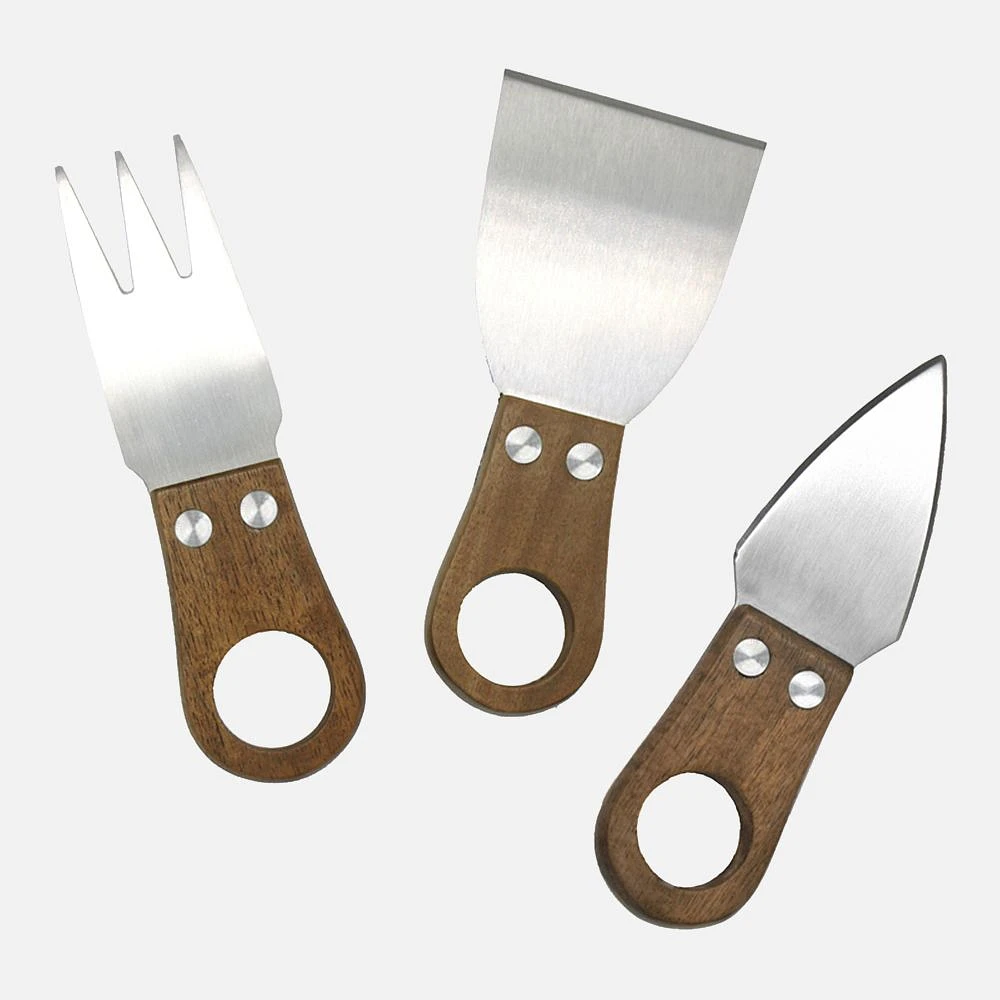 Alpine 3-Piece Cheese Knife Set by Danesco - Natural Living