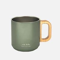 Café Culture Vita Bella Double Walled Mug - Green