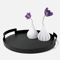 Serving Tray Black Metal by Natural Living