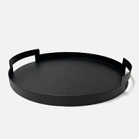 Serving Tray Black Metal by Natural Living