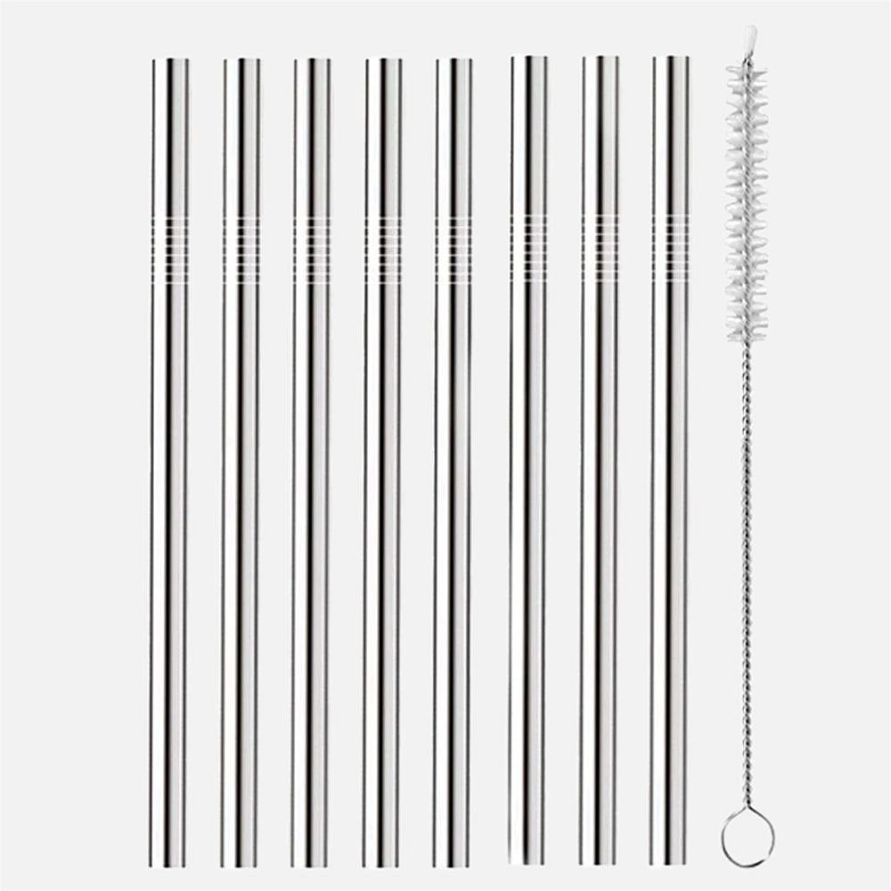 OGGI BAR Set of 8 Double-Walled Cocktail Straws 