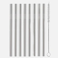 OGGI BAR Set of 8 Double-Walled Cocktail Straws 