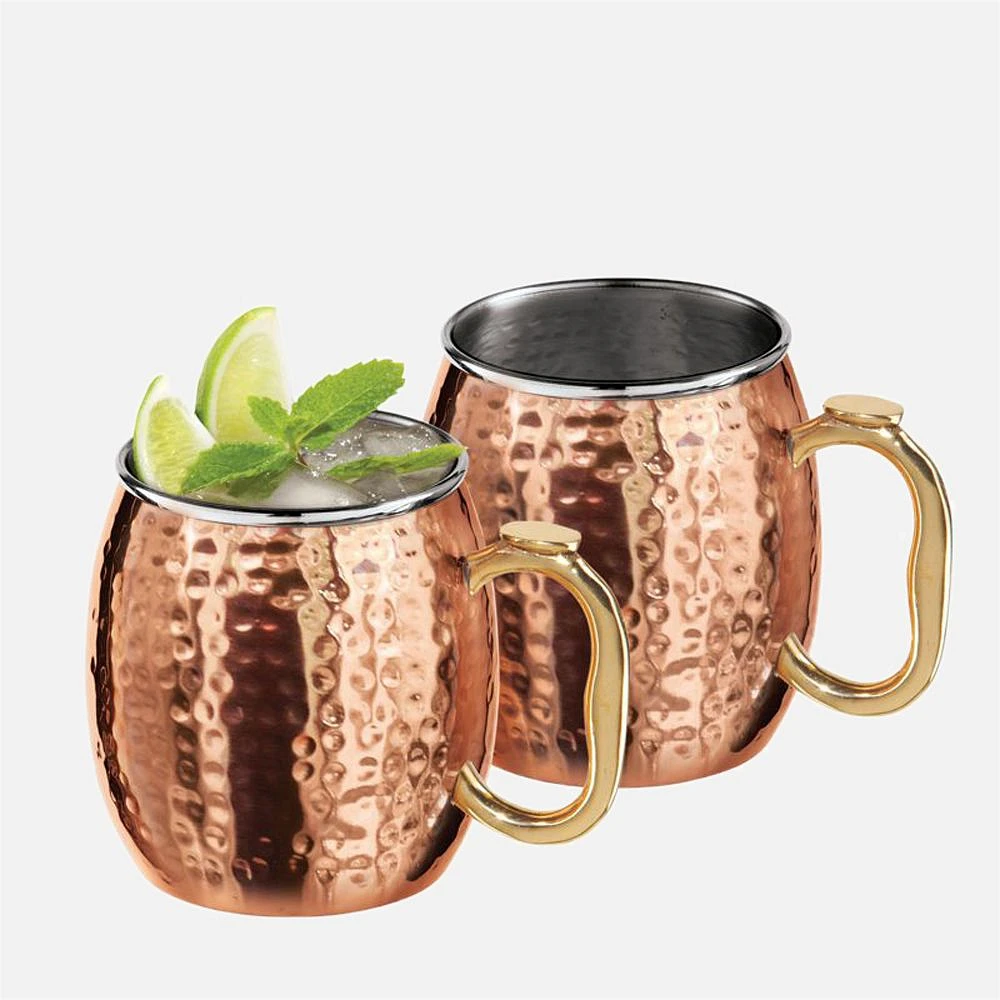 Ensemble de 2 tasses de bar à Moscow Mule par OGGI Bar -  530 ml