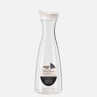 White Carafe with Flip Open Lid - 1.6L