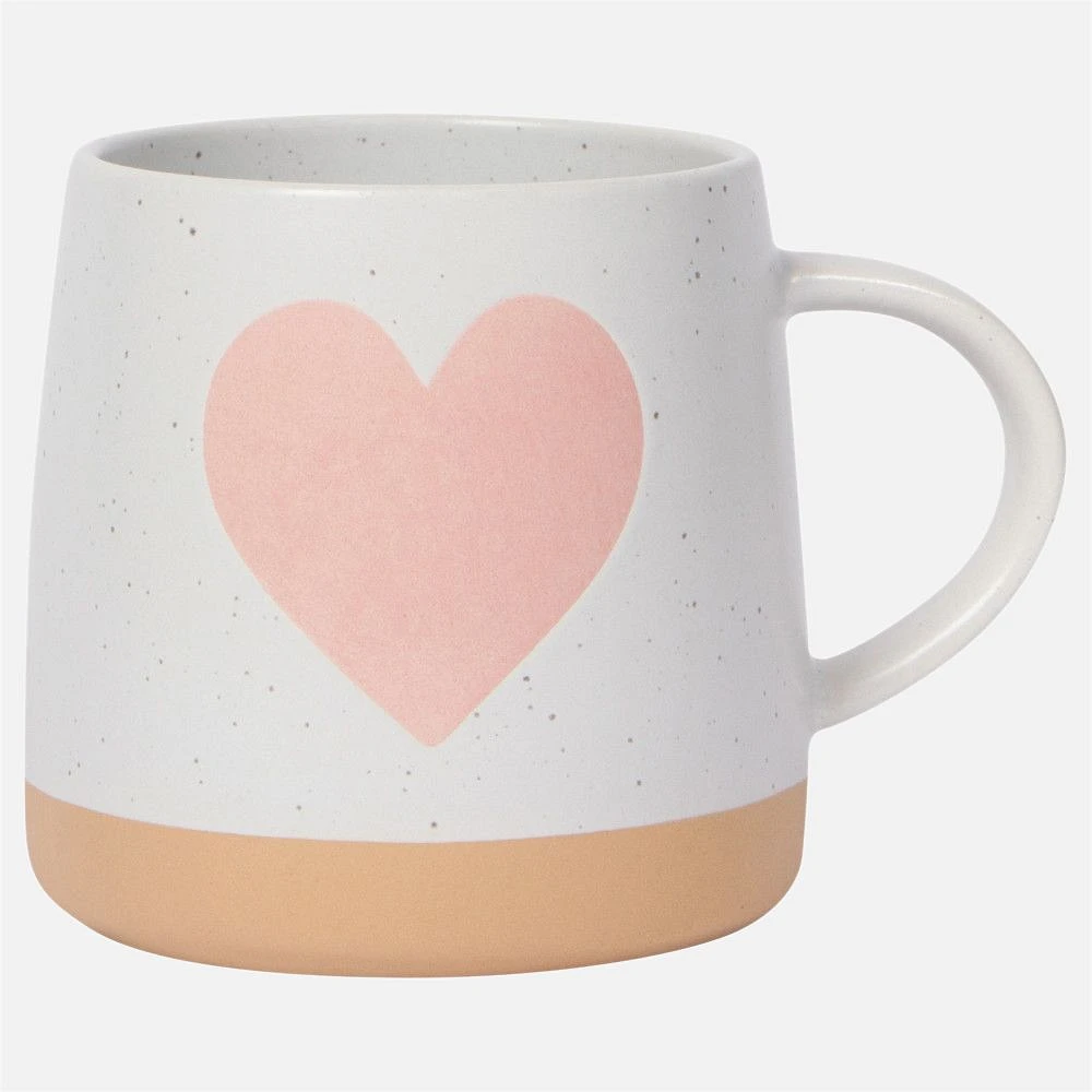 Heart Decal Glaze Mug - 12oz