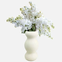 Vase à bulles blanc doux par Natural Living