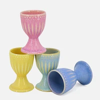 Reactive Glazed Egg Cup - Pink By BIA