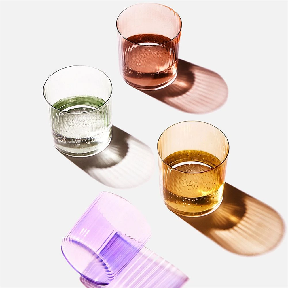 Verres assortis Deco par Krosno, ensemble de 4