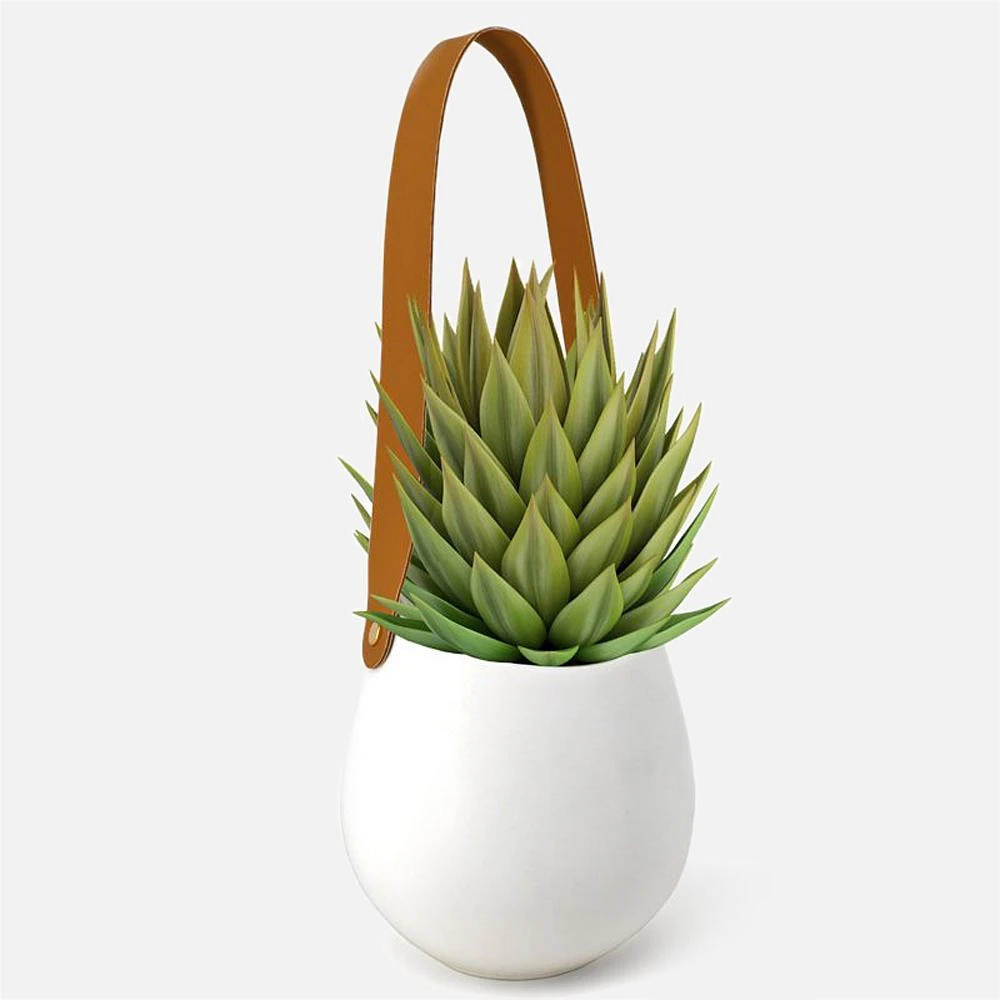 Muro Hanging Wall Planter - White