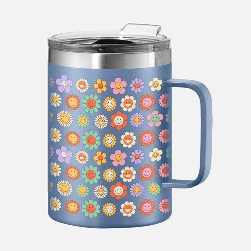 Oggi Happy Flowers Insulated mug - 420ml