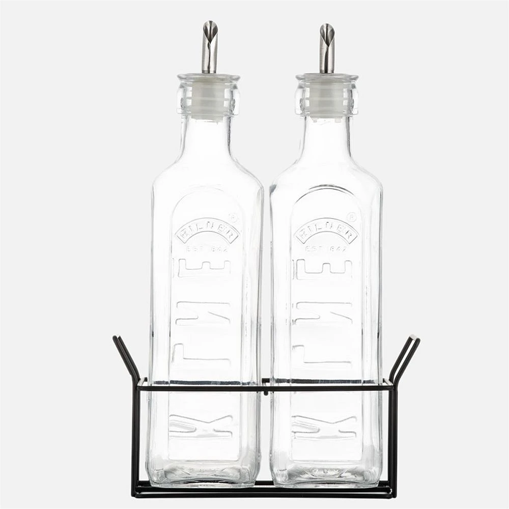 Kilner Set of 2 Oil & Vinegar Bottle - 600ml 