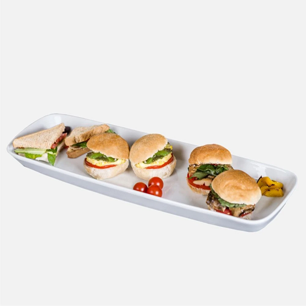Lido Narrow Platter, 51 x 16cm - White