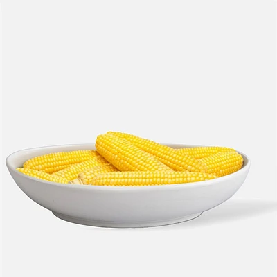 BIA Oval Serving Bowl, 38 x 27cm - White