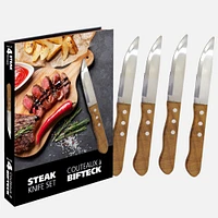 Set of 4 Steak Knives by Natural Living 