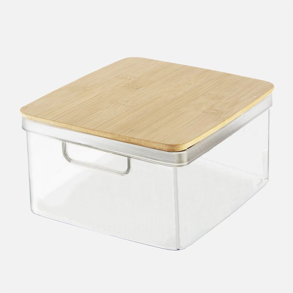 Oggi Storage Bin with Bamboo Lid