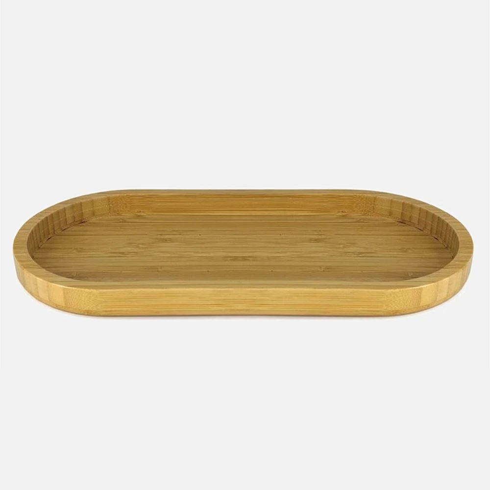 Plat grand ovale en bambou par Natural Living